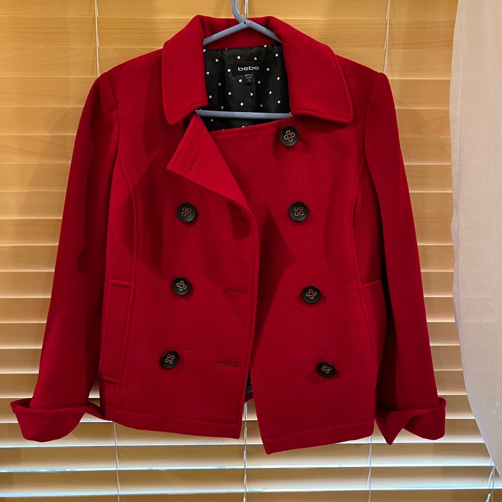 Bebe Peacoat Size Small